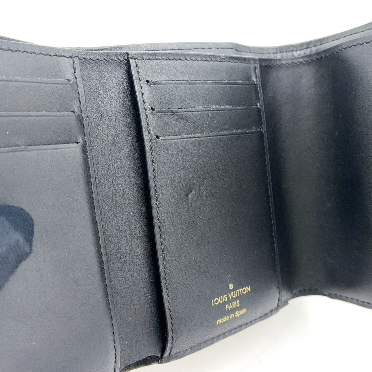 Louis Vuitton Portefeuille Dauphine Compact Monogram Reverse Leather Brown — view 5