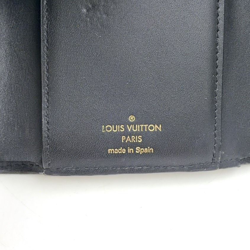 Louis Vuitton Portefeuille Dauphine Compact Monogram Reverse Leather Brown — view 4