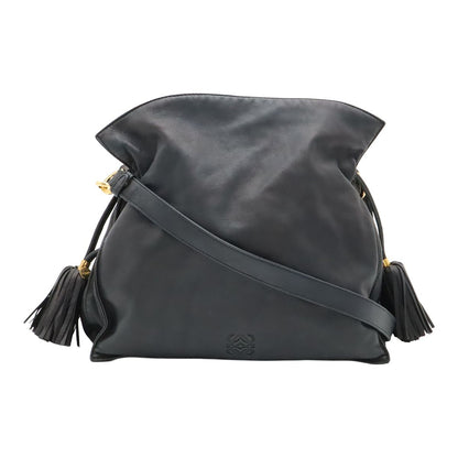Loewe Flamenco Shoulder Bag Pochette Crossbody 2-Way Drawstring Fringe Tassel