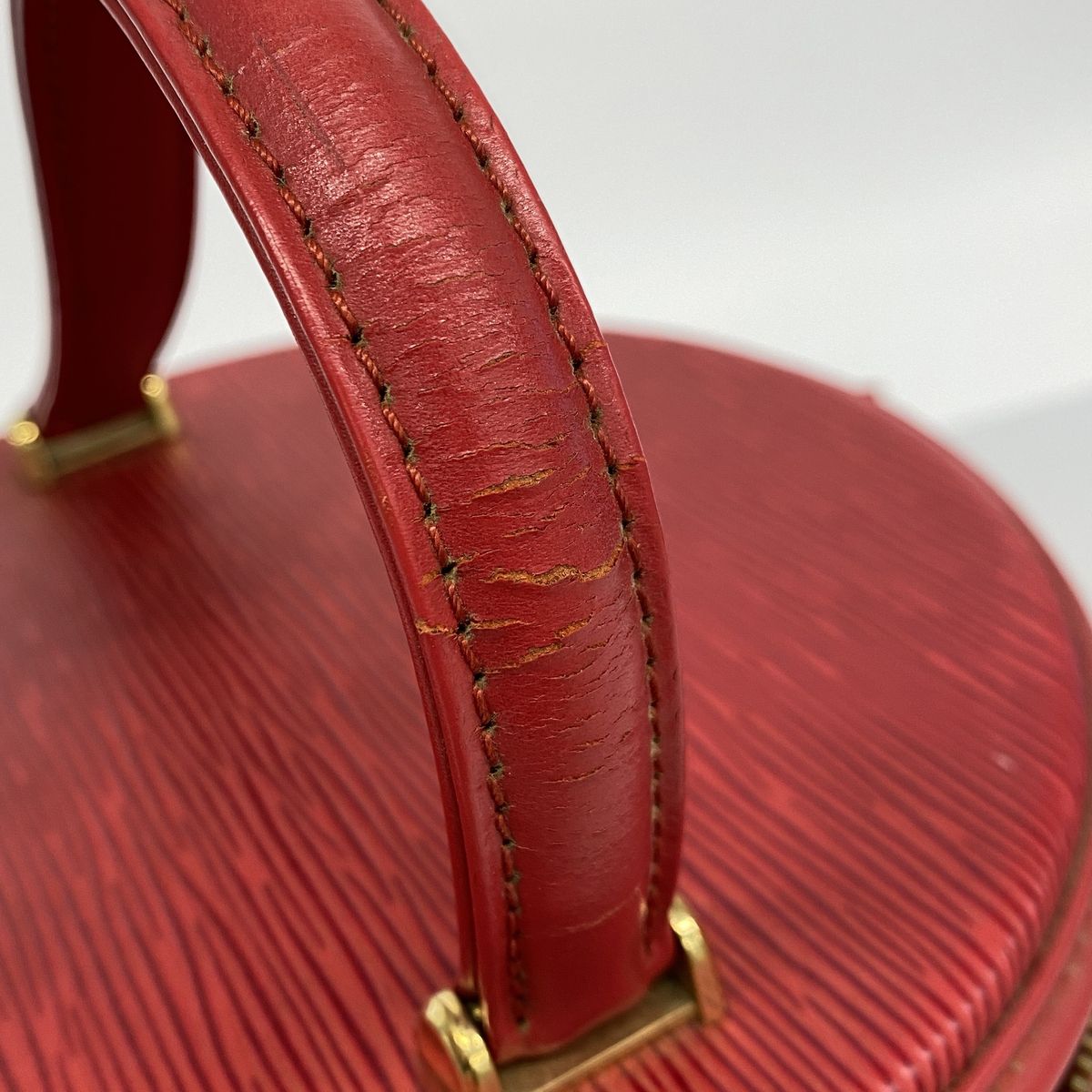 Louis Vuitton Handbag Epi Cannes Castilian Red — view 7
