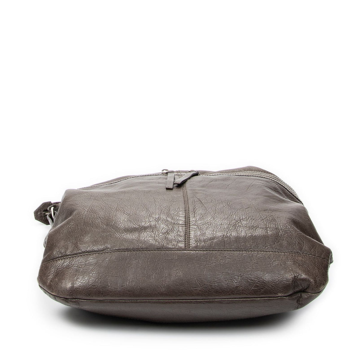 Balenciaga Classic Square Brown Distressed Calfskin — view 6