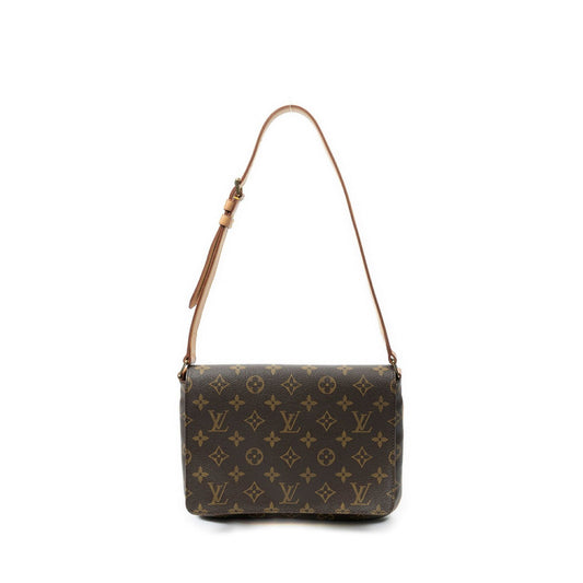 Louis Vuitton Musette Tango Brown Monogram Canvas Crossbody