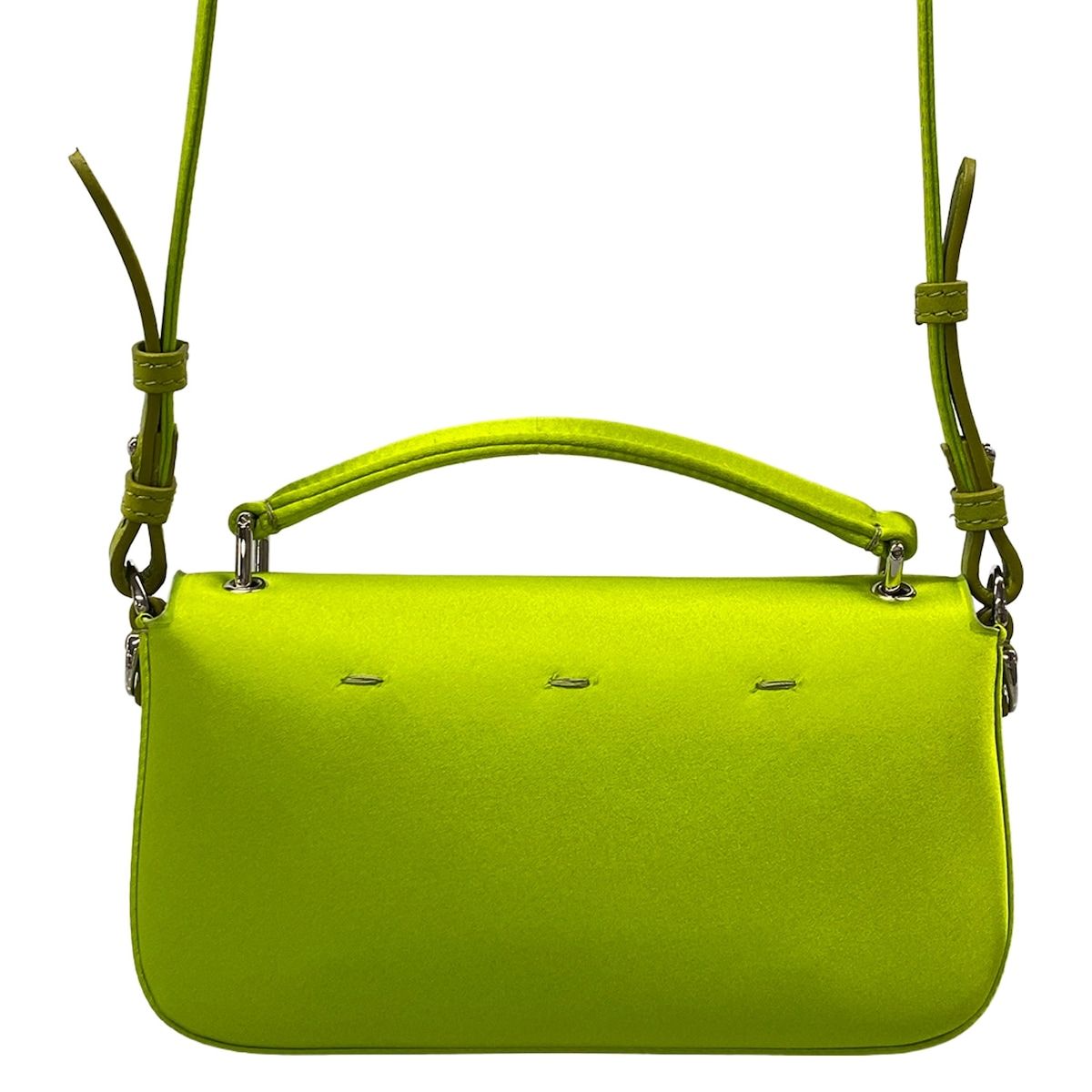 Fendi Shoulder Bag Bucket Green Leather — view 3