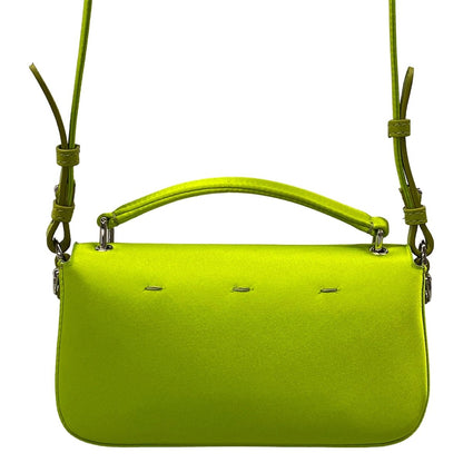 Fendi Shoulder Bag Bucket Green Leather — view 3