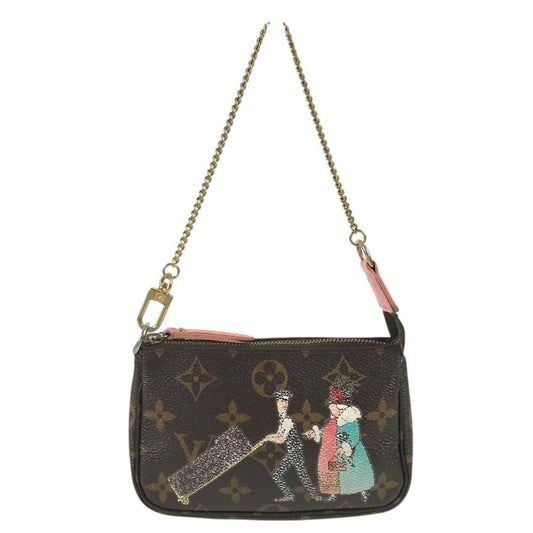 Louis Vuitton Handbag Mini Pochette Accessoires Monogram Porter Line Canvas