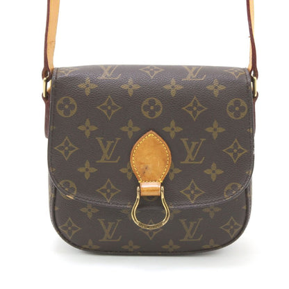 Louis Vuitton Shoulder Bag Monogram Saint-Cloud Cracks in the Folds Inside