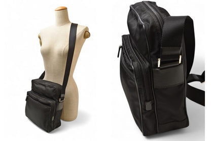 Prada Shoulder Bag Prada Crossbody Bag Nylon Black Va0189