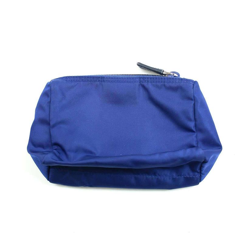 Prada Nylon Mini Pouch Deep Blue