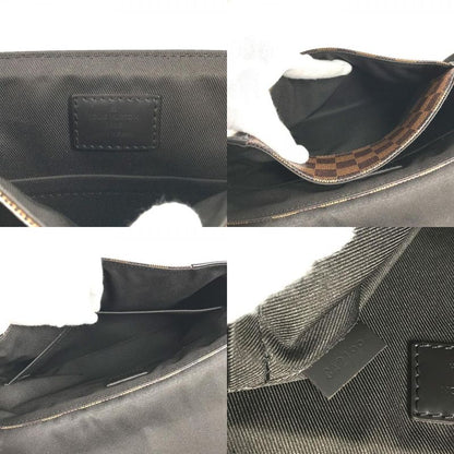 Louis Vuitton Shoulder Bag District NM PM N41031 Damier Canvas Ebène Brown