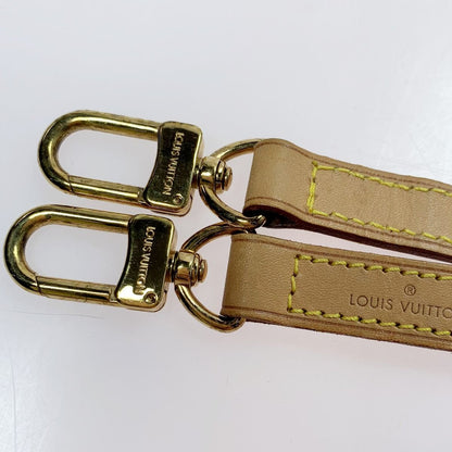 Louis Vuitton Leather Beige 110cm (43.31in) Shoulder Strap Bag Accessories