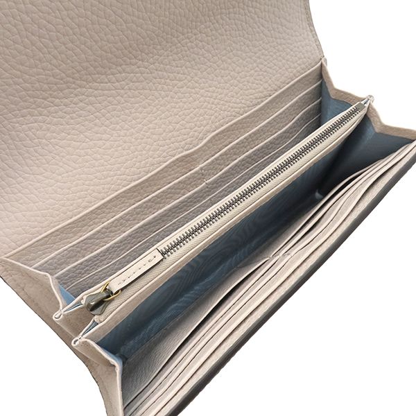 Gucci Long Wallet Interlocking G Python Wallet Leather Light Pink Gold Hardware