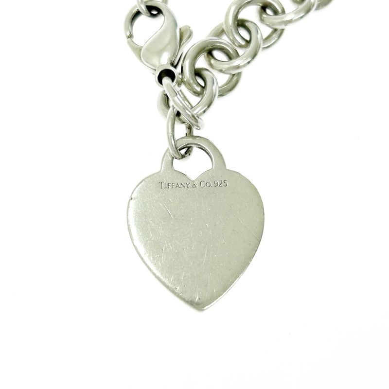 Tiffany & Co Tiffany & Co Silver Heart Tag Bracelet 33.7g 925 Engraved 408057