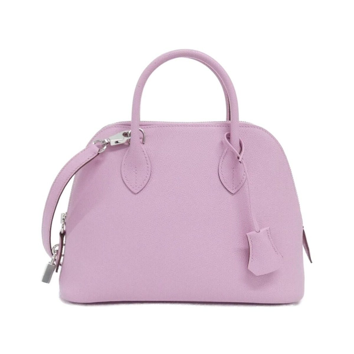 Hermes Bolide Bag Handbag Silver