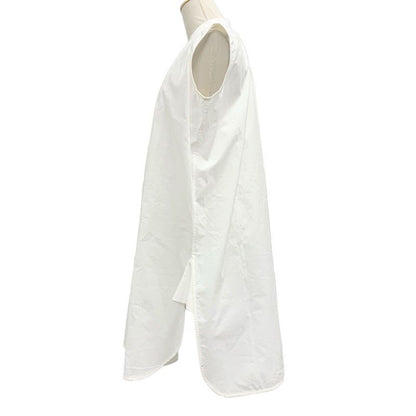 Loewe Dress Cotton White Shirt Sleeveless