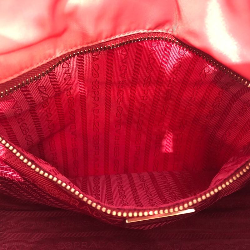 Prada Quilted 2way Mini Boston Bag Br2236 Triangle Logo Plate Triangle Logo