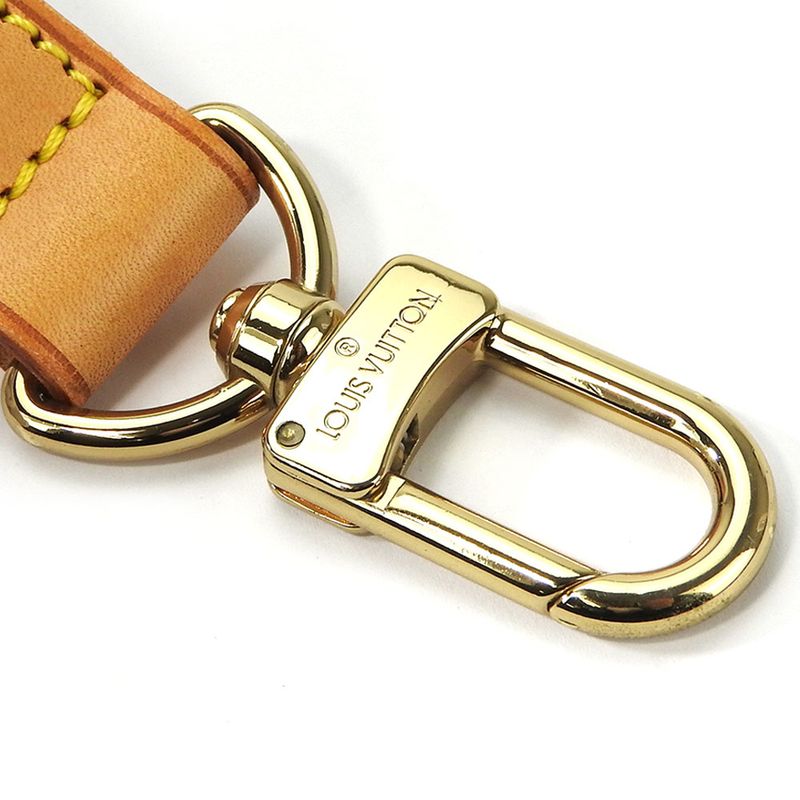 Louis Vuitton Shoulder Strap Nubuck Beige Gold Bandouliere For Hardware Keepall