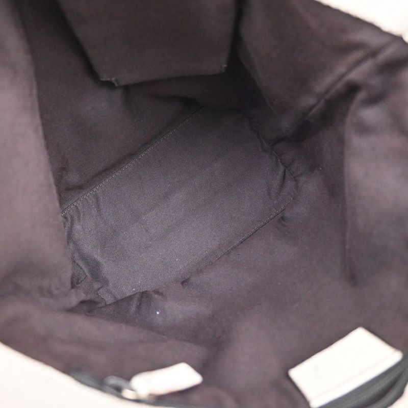 Gucci Shoulder Tote Bag GG Pattern Brown Canvas Leather 64ka689