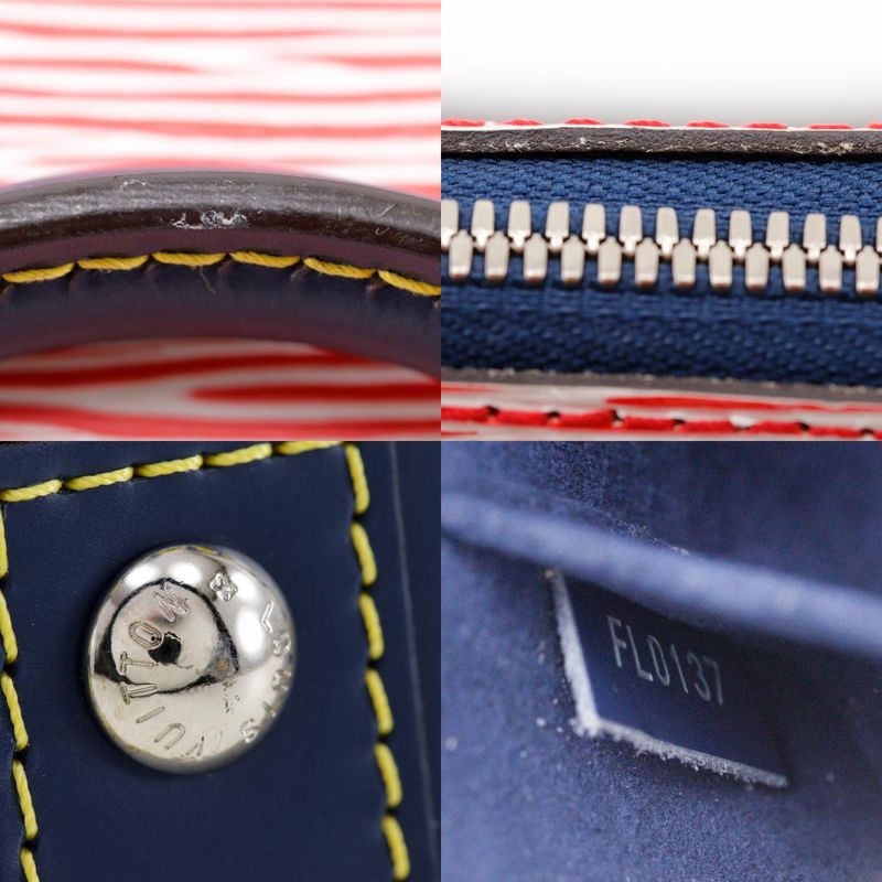 Louis Vuitton Alma BB Epi - Denim 2WAY Shoulder M54548 Epi Leather Red/navy