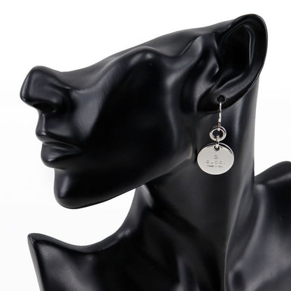 Gucci Trademark Logo Round Silver 925 Ladies 12.1g Earrings