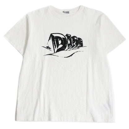 DIOR Homme 23AW 393j696a0849 Slub Cotton Crew Neck Short Sleeve T-shirt With
