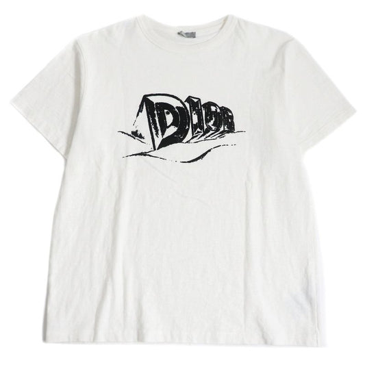 DIOR Homme 23AW 393j696a0849 Slub Cotton Crew Neck Short Sleeve T-shirt With