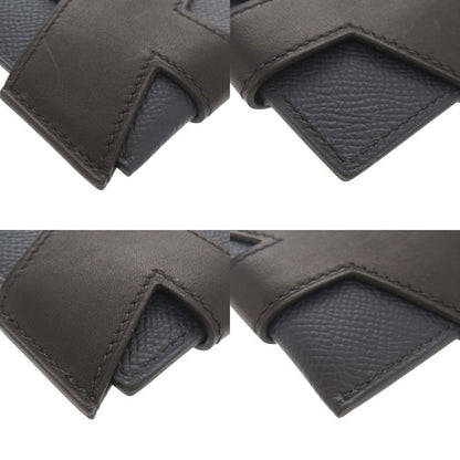 Hermes H Tag Vaux Epson Vorsoft Blue Indigo Black Silver Hardware Z Engraved