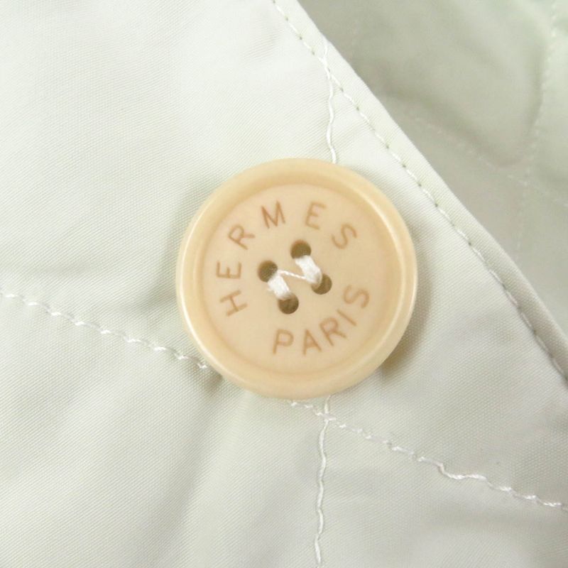 Hermes Ettelier Hardware H Motif Embroidery 3-way Quilted Jacket With Liner