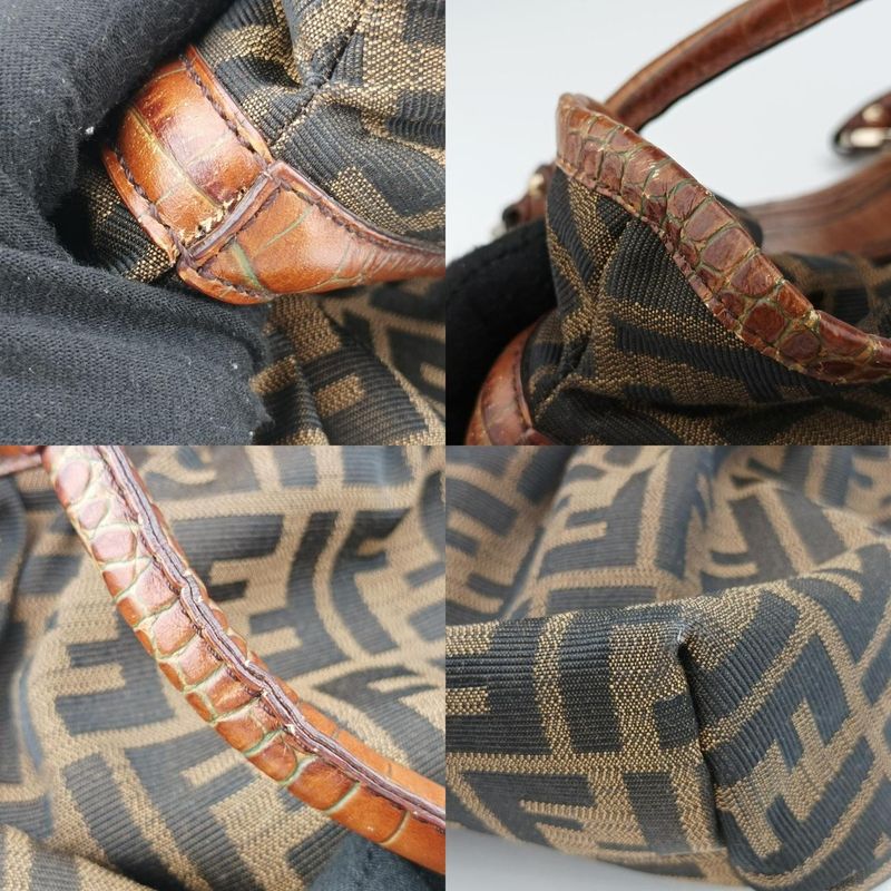 Fendi Zucca Print Brown And Multicolor Canvas 8bh1862373-8bh186-zy4-089