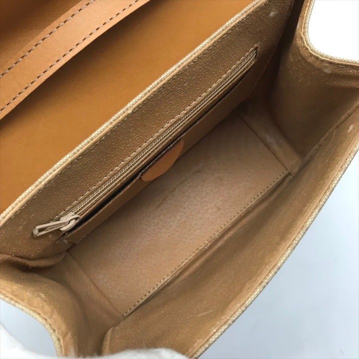 Celine Macadam Pattern Star Ball 2-Way Bag Crossbody Brown