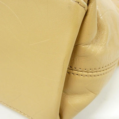 Chanel Vintage Bag Handbag Beige — view 3