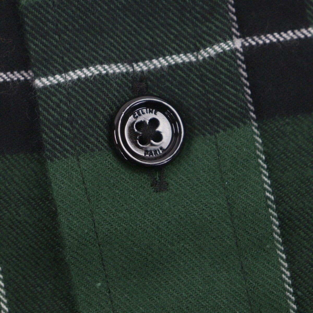 Celine 100% Cotton Hedi Slimane Era Flannel Plaid Pattern Oversize — view 4