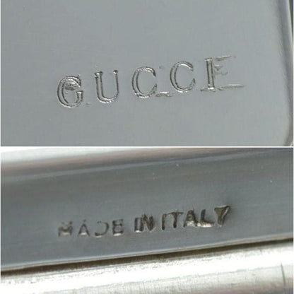 Gucci Vintage Business Card Case Silver With Box — view 10