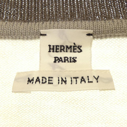 Hermes Etriers Knit Cashmere White — view 4
