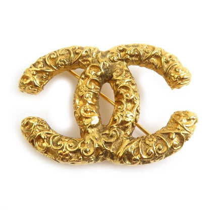 Chanel Brooch Lava Gold