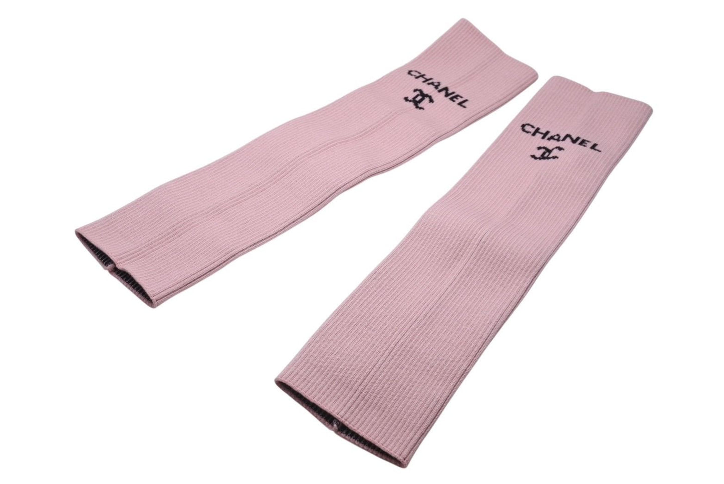 Chanel Leg Warmer Leg Warmers CC Logo Pink Collection — view 2