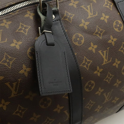 Louis Vuitton Monogram Macassar Keepall Bandoliere 55 Boston Bag Travel Bag