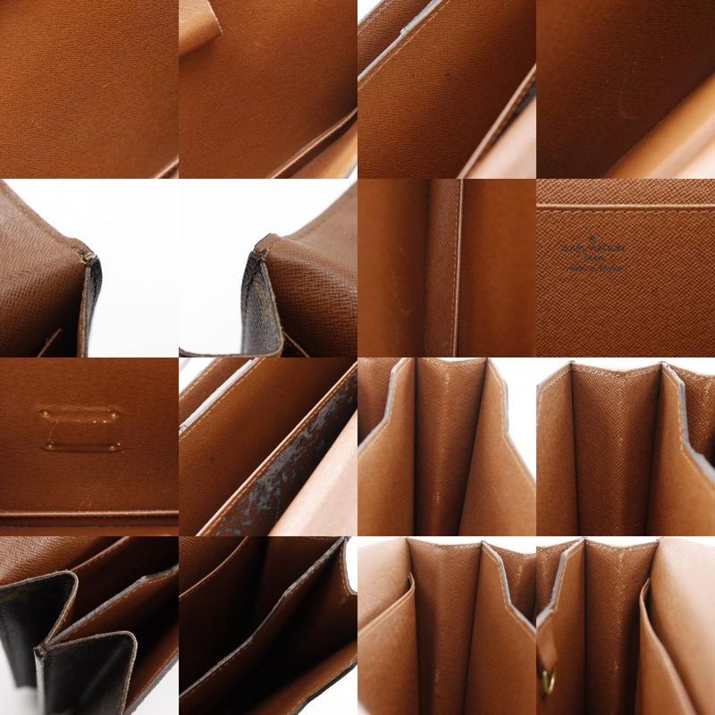 Louis Vuitton Serviette Conseil Briefcase M53331 Monogram Canvas Brown Mi0994