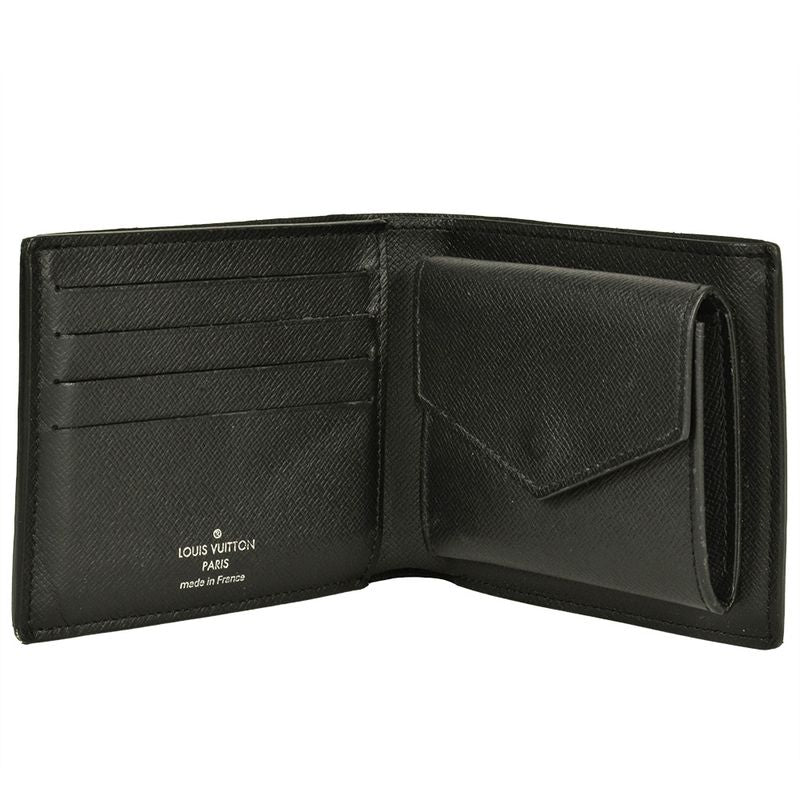 Louis Vuitton Portefeuille Marco NM Fold Wallet M62545 Black Men's