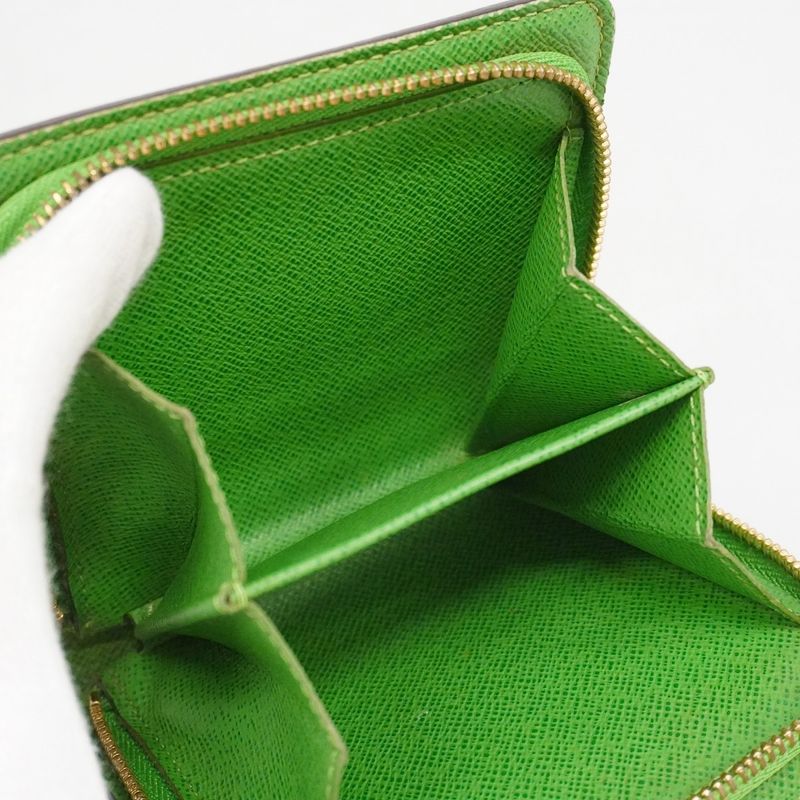 Louis Vuitton Wallet Monogram Perfo Compact Zip M95218 Brown Veil Women's