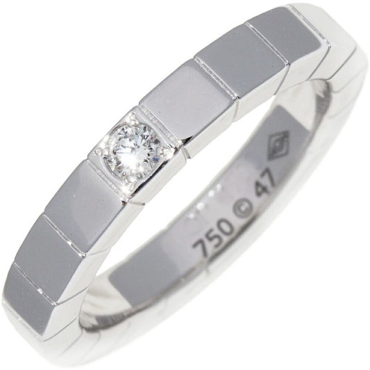 Cartier Ring 18K White Gold Diamond 1P (004ct) Lanier Ring B40587
