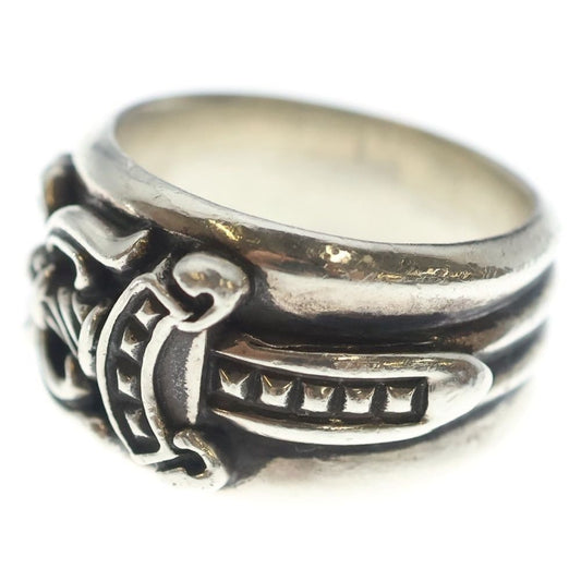 Chrome Hearts Dagger Daga Ring Silver