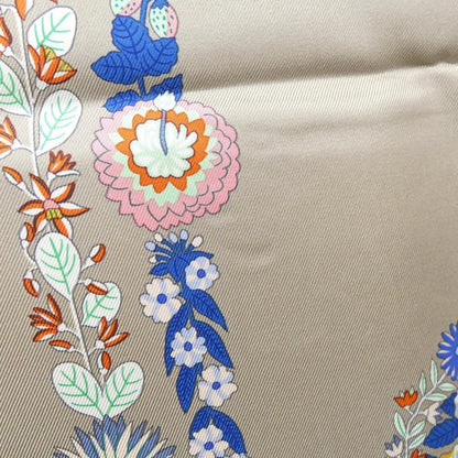 Hermes Brides de Gala en Fleurs Carre Scarf Jaune Vif — view 3