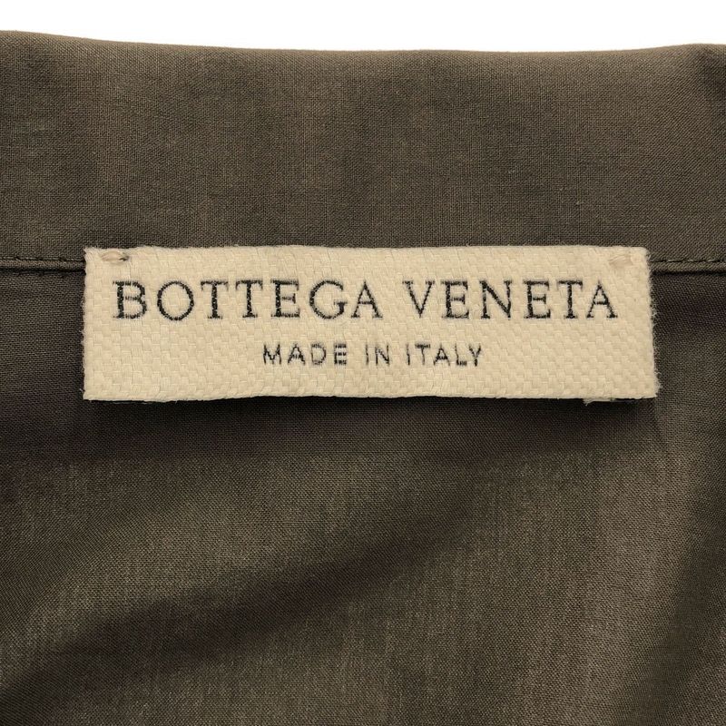 Bottega Veneta 19aw Cotton Military Shirt 581218 Vkbs0 Khaki Gray 40