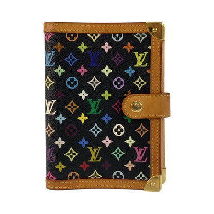 Louis Vuitton Monogram Multicolor Agenda PM Noir Black Notebook Cover