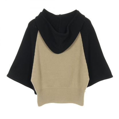 Dior Hoodie Knit Cashmere Beige Black — view 2