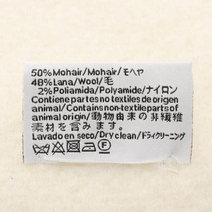 Loewe Muffler Anagram Scarf White Wool Patch — view 3