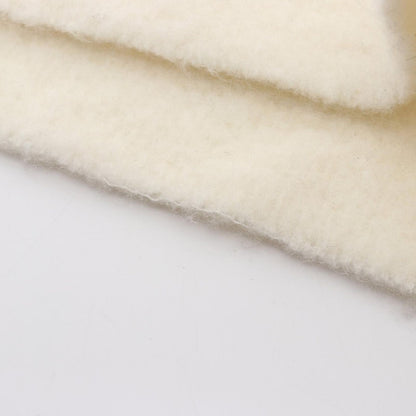 Loewe Muffler Anagram Scarf White Wool Patch — view 6
