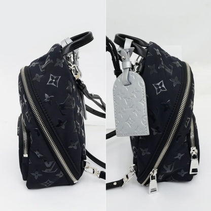 Louis Vuitton Monogram Nylon Palm Spring MINI Backpack M11780 Black Bag