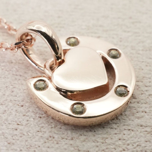 Celine Horseshoe Stone Necklace 25-1372s