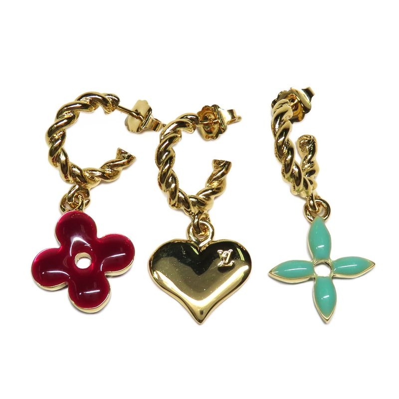 Louis Vuitton Earrings Boucle Dreille Sweet Monogram 3 Pieces